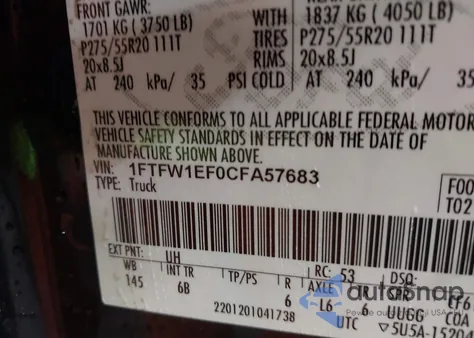 1FTFW1EF0CFA57683